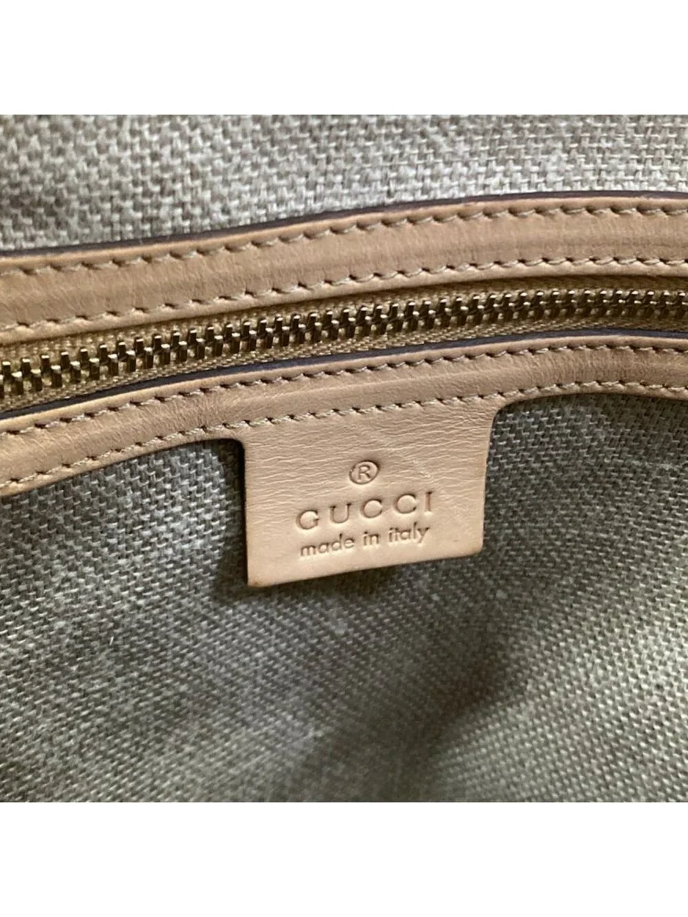 Gucci Handbag Flora Bamboo Bordeaux Ivory Beige Leather - Picture 8 of 15